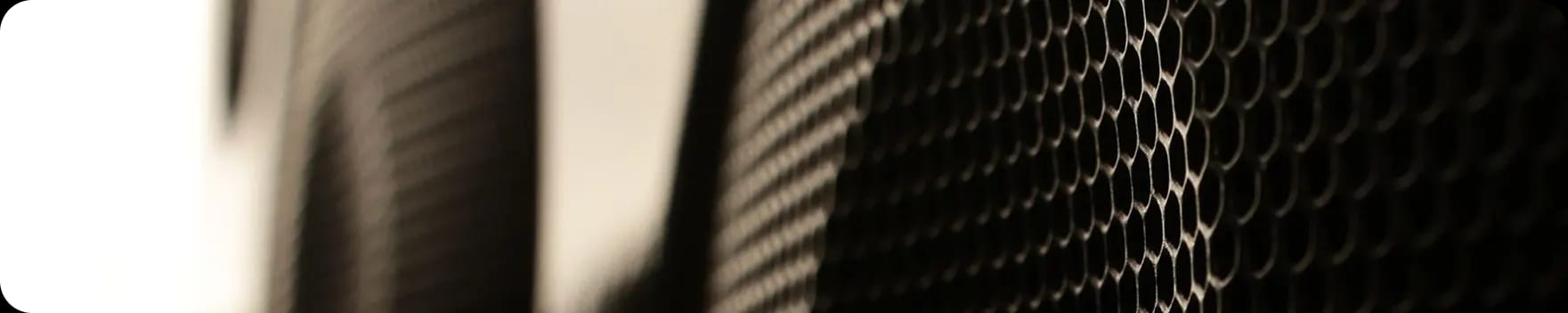 Studio microphones in blue light