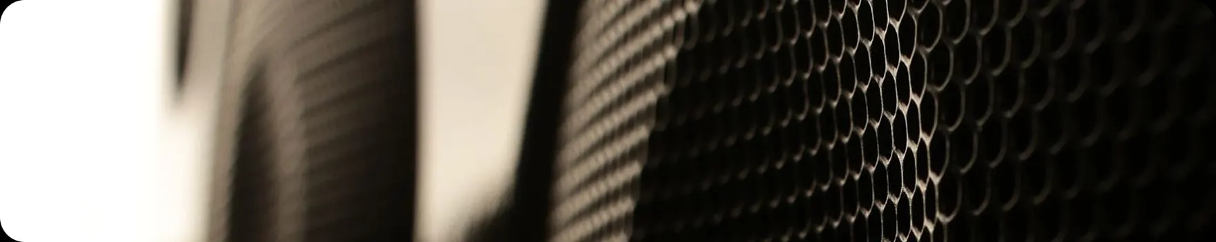 Studio microphones in blue light